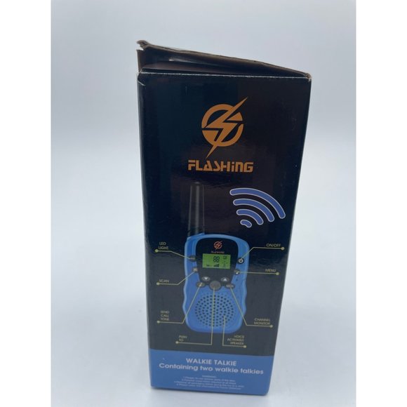 Walkie Talkies for Kids 2 Pack: Long Range Kids Blue Walkie Talkies for Boys 4-1 - Picture 6 of 6